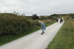 Opletten op de fietsers onderweg